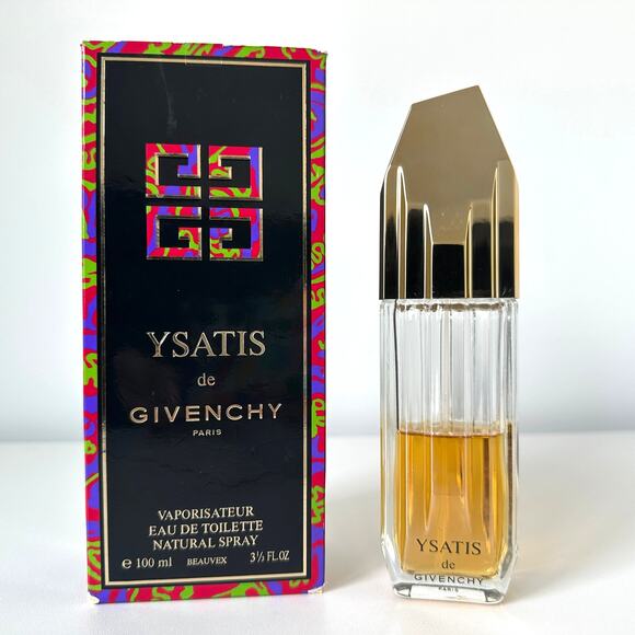 YSATIS de GIVENCHY Vintage EDT Spray 3.3 oz / 100 ml Rare Collectible 45%Full